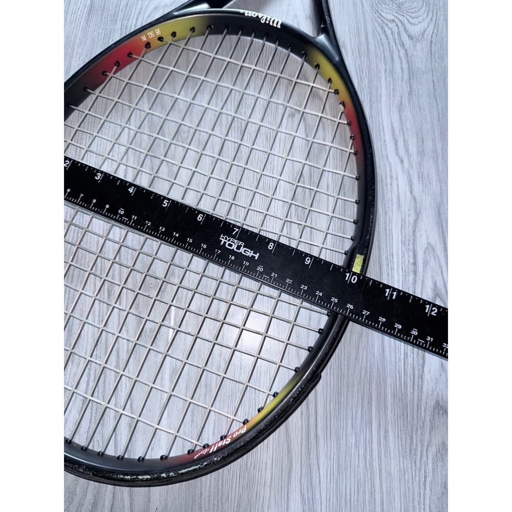Wilson Pro staff Classic Tennis Racket 95 SQ in graphite Black - Picture 10 of 11